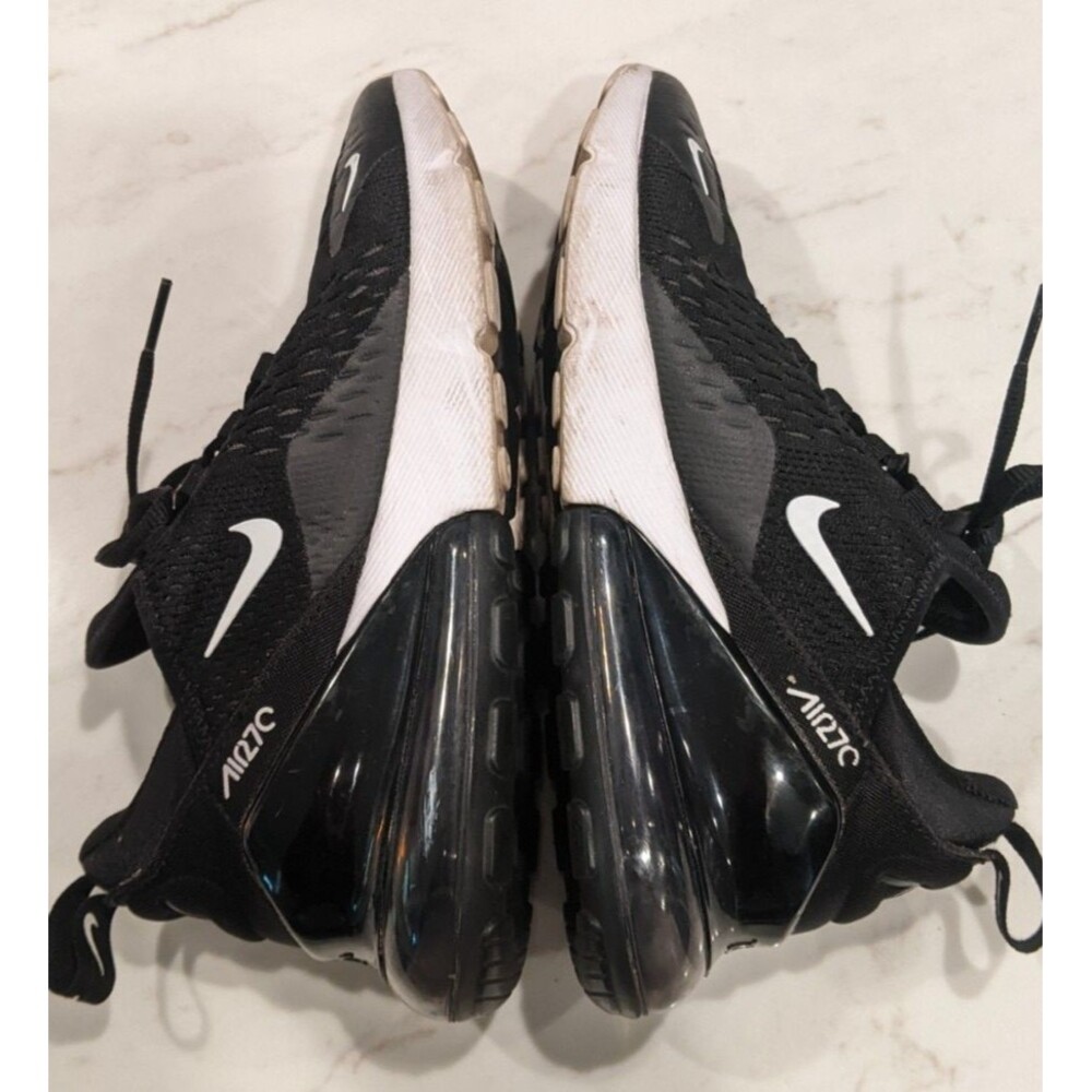 Wmn's NIKE Air Max 270 Black/White Breathable Mesh Lightweight Running Shoe 7.5 - Picture 14 of 14